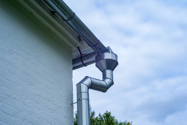 Metal Downspout Replacement in Johnstown